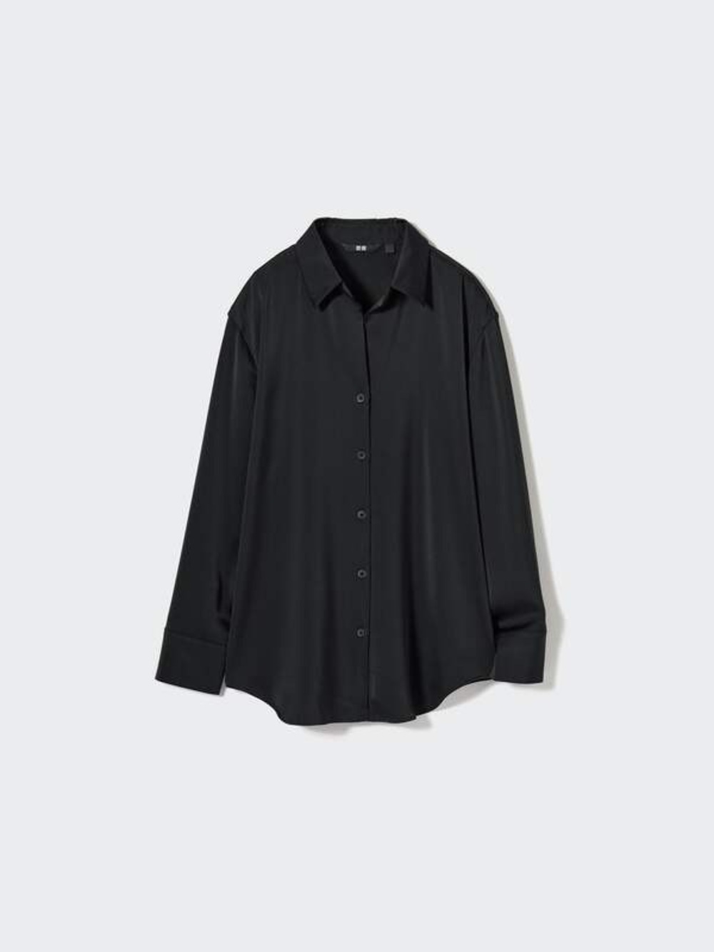 Uniqlo Black Women's Button-Down Shirt